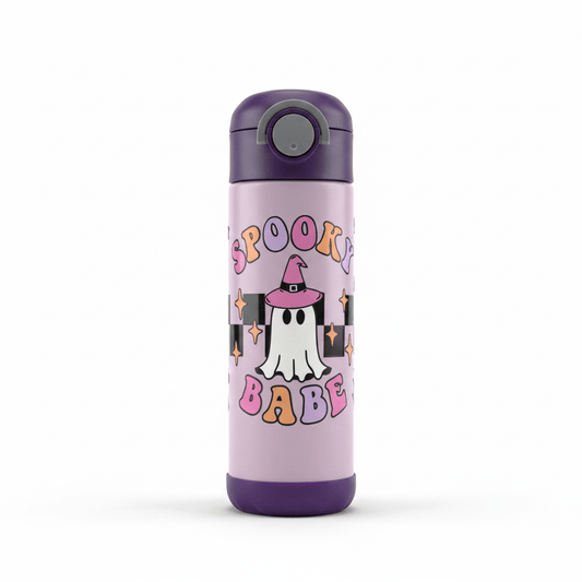 Spooky Babe Halloween Water Bottle - The Bargains BasementSpooky Babe Halloween Water Bottle