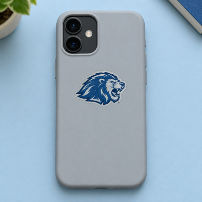 Sticker on a phone case