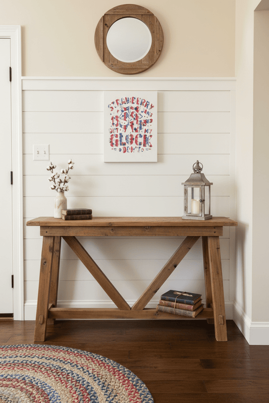 Strawberry Jams But My Glock Don't – 11x14 Patriotic Canvas Sign- handmade - The Bargains BasementStrawberry Jams But My Glock Don't – 11x14 Patriotic Canvas Sign- handmade