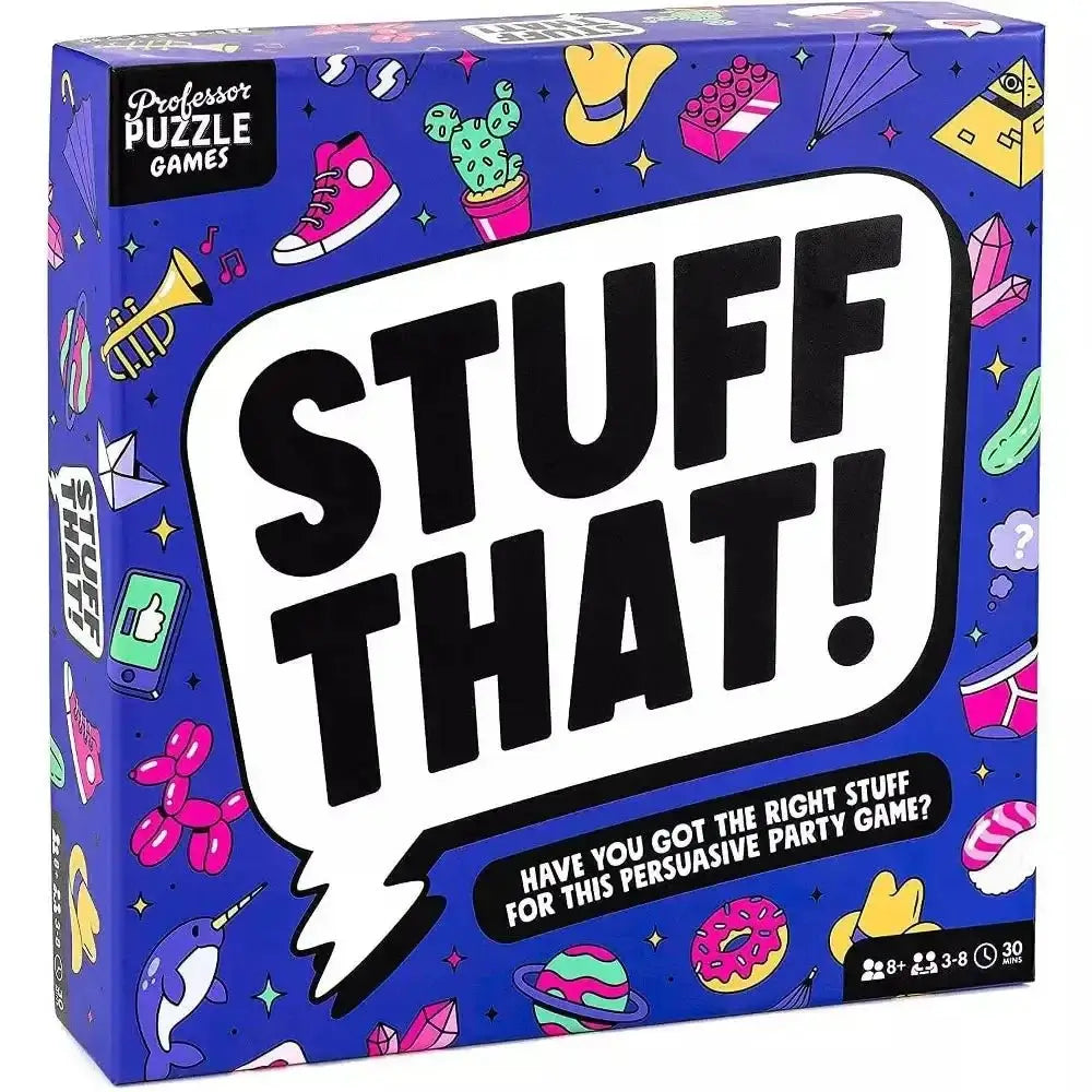 Stuff That! - Persuasive Party Game - Professor Puzzle - The Bargains BasementStuff That! - Persuasive Party Game - Professor Puzzle