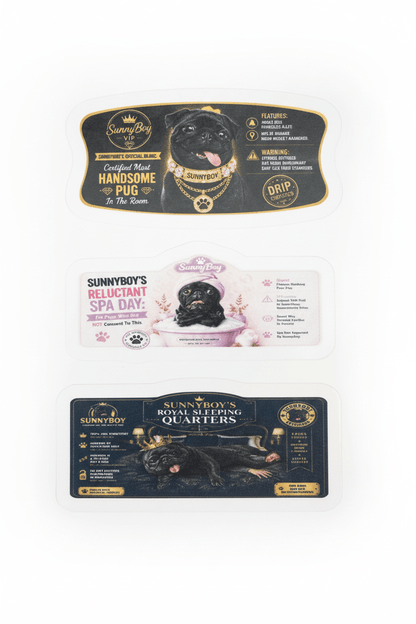 SunnyBoy Memorial Dog Sticker Sheet for dog items! - The Bargains BasementSunnyBoy Memorial Dog Sticker Sheet for dog items!