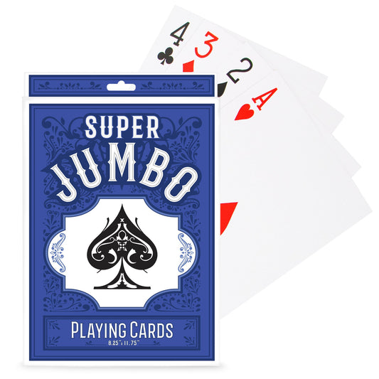 Super Jumbo Playing Cards - The Bargains BasementSuper Jumbo Playing Cards