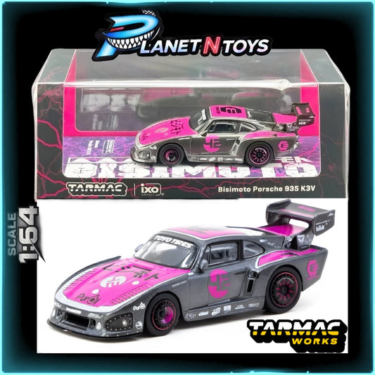 Tarmac Works x IXO 1:64 Bisimoto Porsche 935 K3V with Trading Cards - The Bargains BasementTarmac Works x IXO 1:64 Bisimoto Porsche 935 K3V with Trading Cards