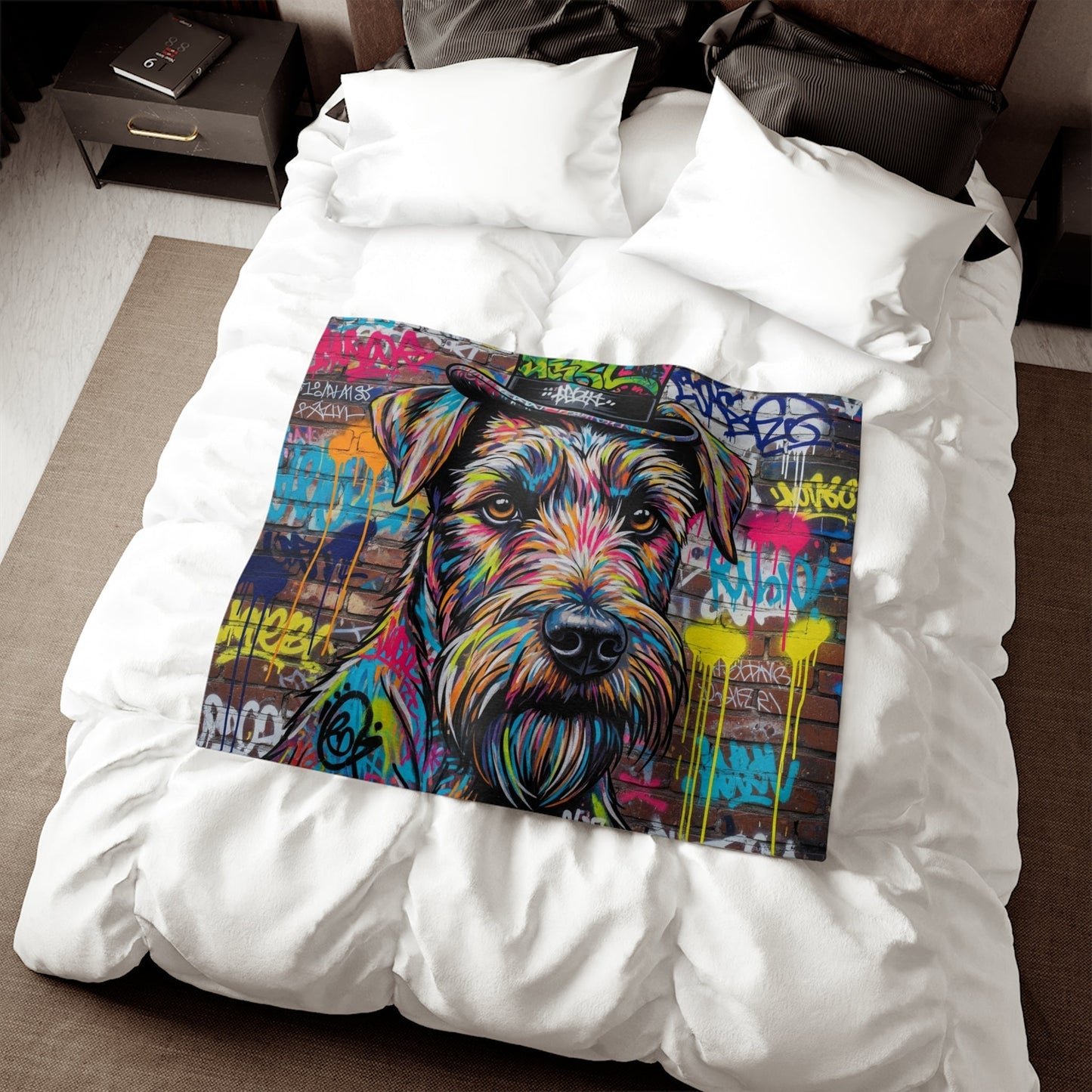 Teddy Roosevelt Terrier Sweatshirt Blanket - The Bargains BasementTeddy Roosevelt Terrier Sweatshirt Blanket