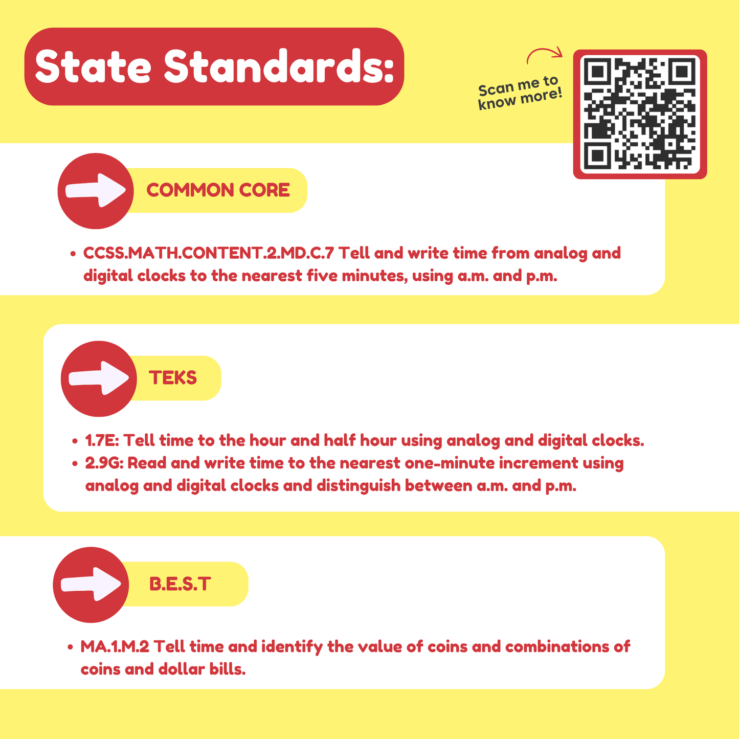 Telling Time Card Pack - The Bargains BasementTelling Time Card Pack