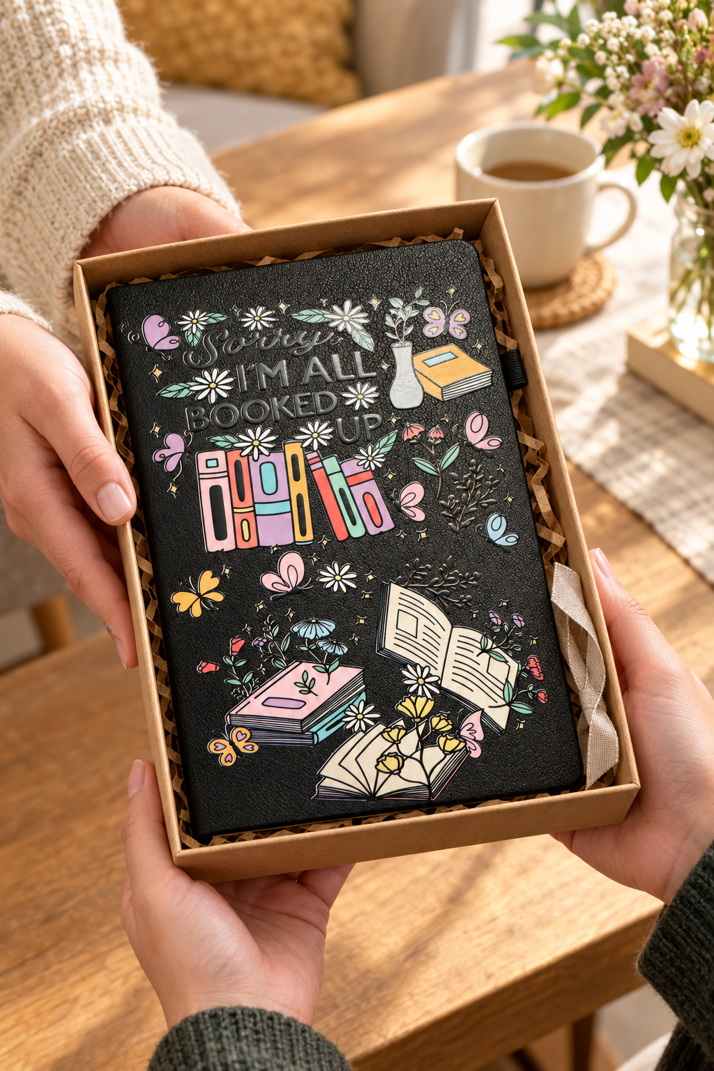 The journal being given as a gift