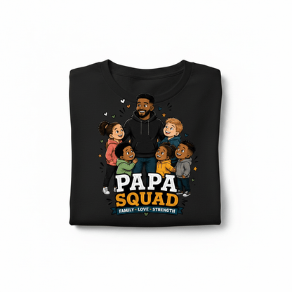 The Papa Squad Tshirt-handmade - The Bargains BasementThe Papa Squad Tshirt-handmade