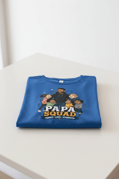 The Papa Squad Tshirt-handmade - The Bargains BasementThe Papa Squad Tshirt-handmade