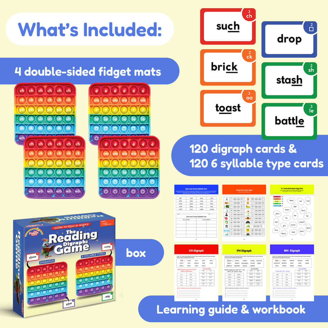 The Reading Digraphs Game - The Bargains BasementThe Reading Digraphs Game