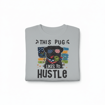 This Pug Likes To Hustle T-Shirt - The Bargains BasementThis Pug Likes To Hustle T-Shirt