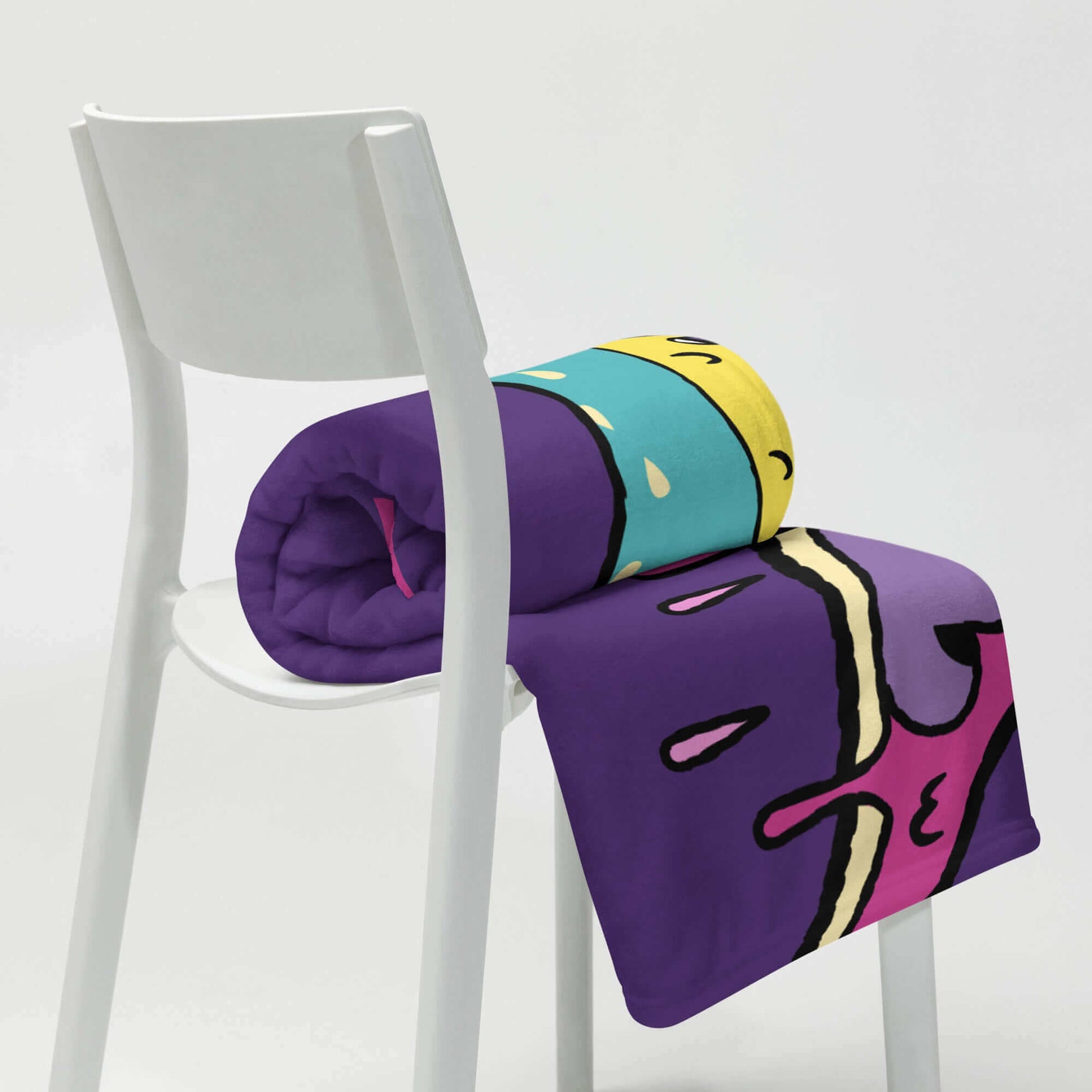 Purple Pizza Soft Throw Blanket - The Bargains Basement