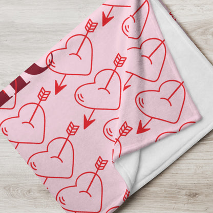 Be my Valentine Throw Blanket