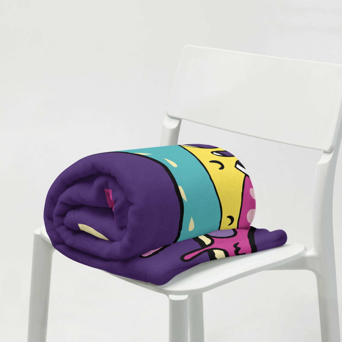 Purple Pizza Soft Throw Blanket - The Bargains Basement