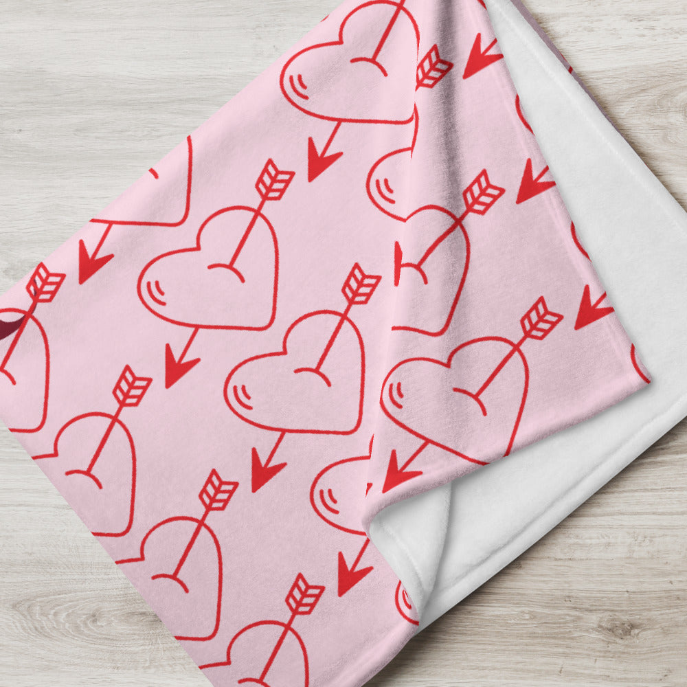 Be my Valentine Throw Blanket