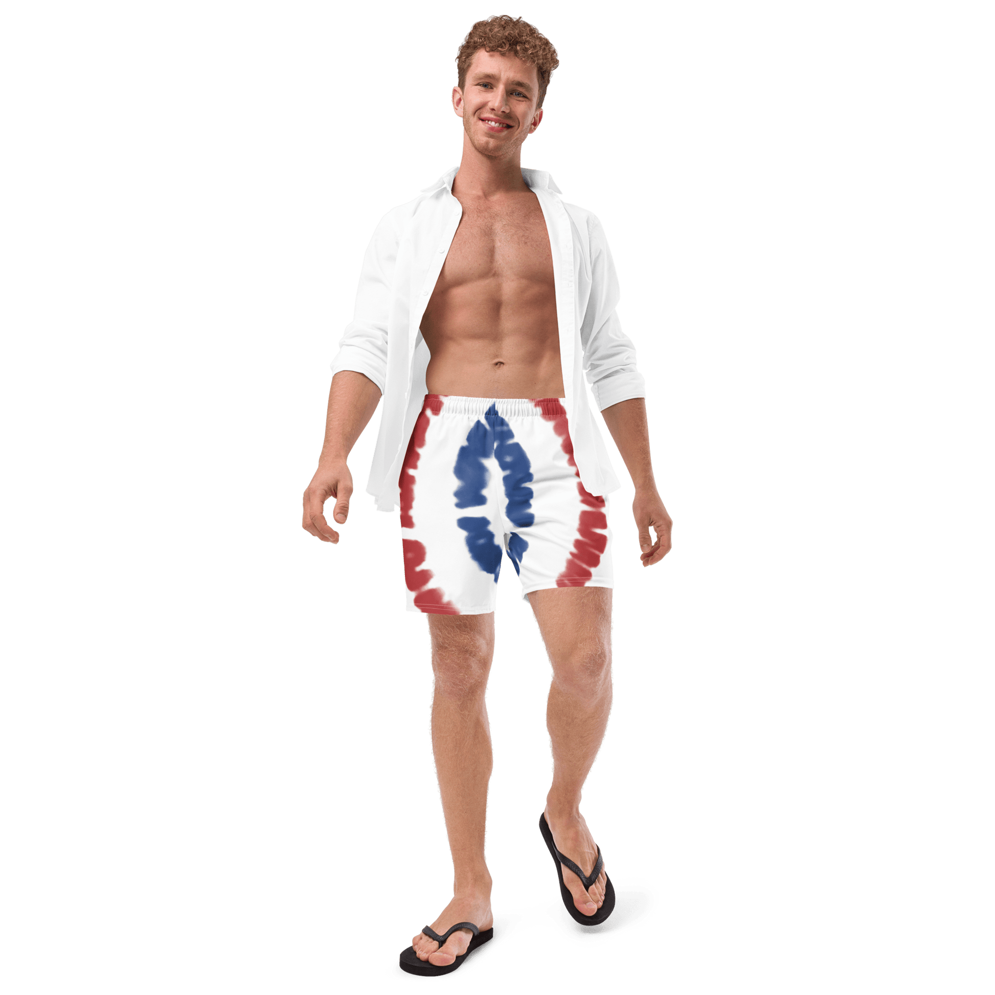 Tie die all American Swim Trunks - The Bargains BasementTie die all American Swim Trunks