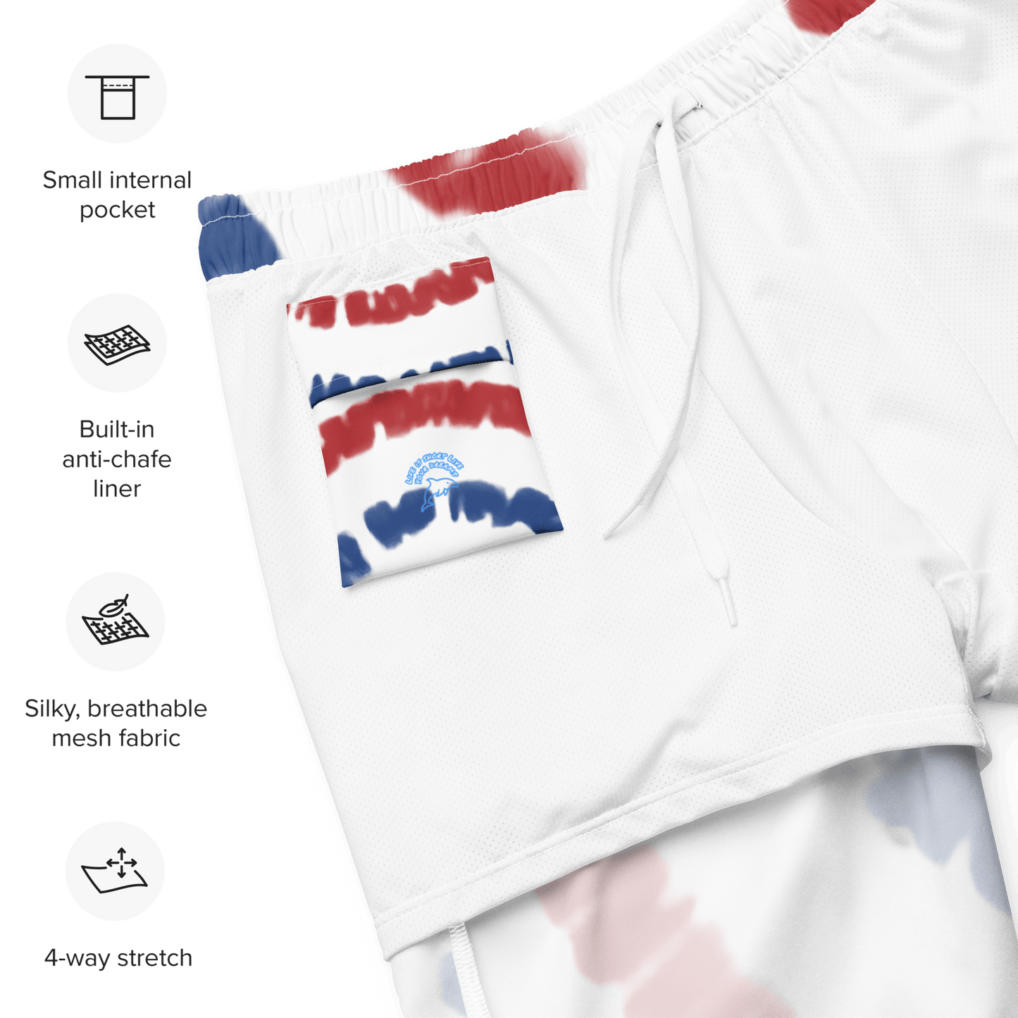 Tie die all American Swim Trunks - The Bargains BasementTie die all American Swim Trunks