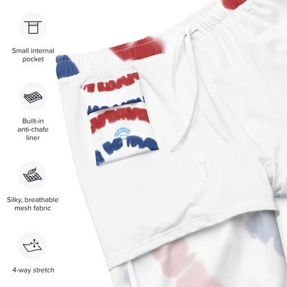 Tie die all American Swim Trunks - The Bargains BasementTie die all American Swim Trunks