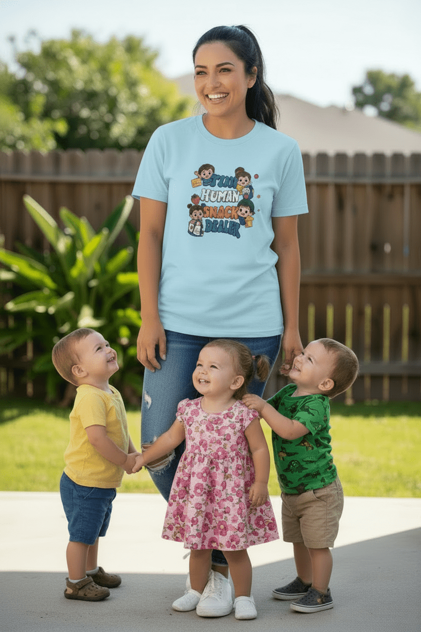 Tiny Human Snack Dealer T-Shirt - The Bargains BasementTiny Human Snack Dealer T-Shirt