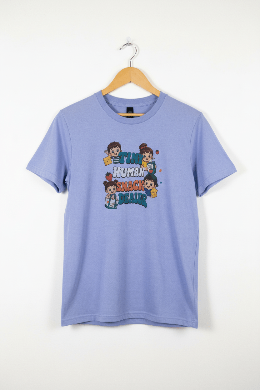 Tiny Human Snack Dealer T-Shirt - The Bargains BasementTiny Human Snack Dealer T-Shirt