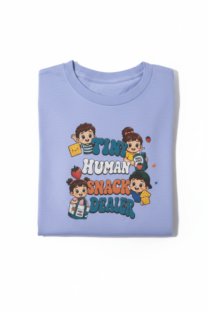 Tiny Human Snack Dealer T-Shirt - The Bargains BasementTiny Human Snack Dealer T-Shirt