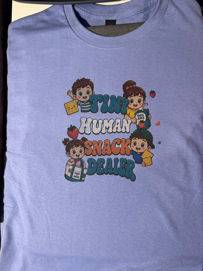 Tiny Human Snack Dealer T-Shirt - The Bargains BasementTiny Human Snack Dealer T-Shirt