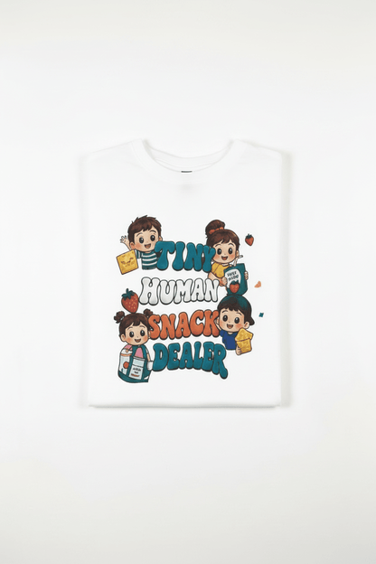 Tiny Human Snack Dealer T-Shirt - The Bargains BasementTiny Human Snack Dealer T-Shirt