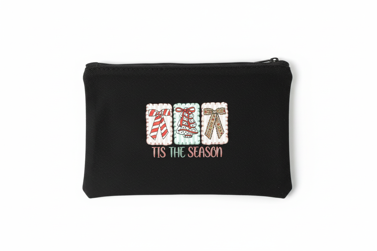 Tis The Season Canvas Pouch