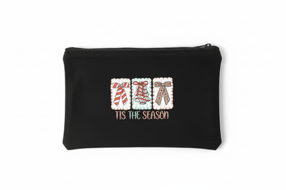 Tis the Season Christmas Gift Boxes Canvas Zipper Pouch - The Bargains BasementTis the Season Christmas Gift Boxes Canvas Zipper Pouch