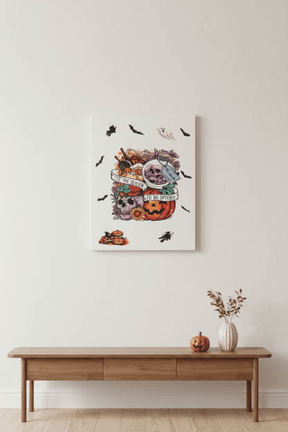 Tis the Season to Be Spooky – Handmade 11x14x1 Halloween Canvas Sign - The Bargains BasementTis the Season to Be Spooky – Handmade 11x14x1 Halloween Canvas Sign