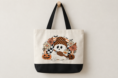 Tote hanging on a peg