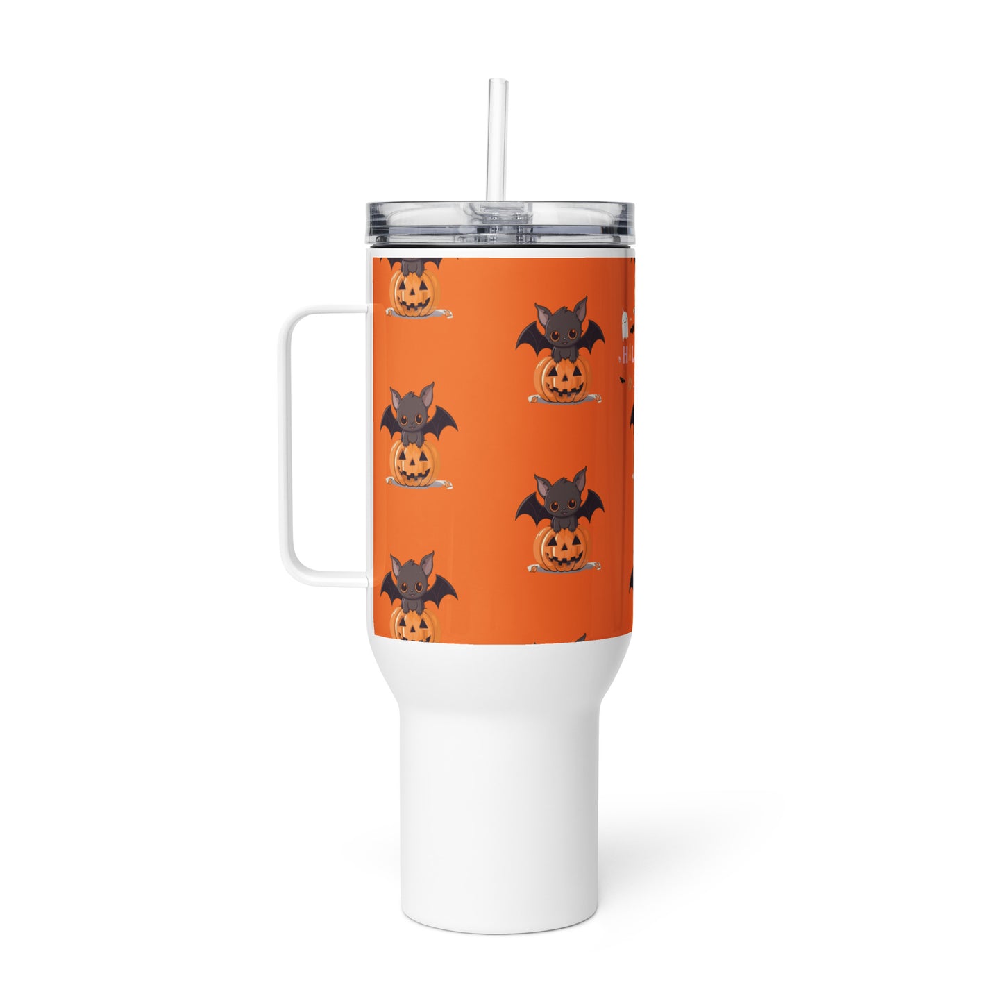 Happy Halloween Travel mug with a handle