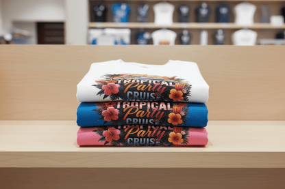 Tropical Party Cruise T-Shirt- made to order - The Bargains BasementTropical Party Cruise T-Shirt- made to order