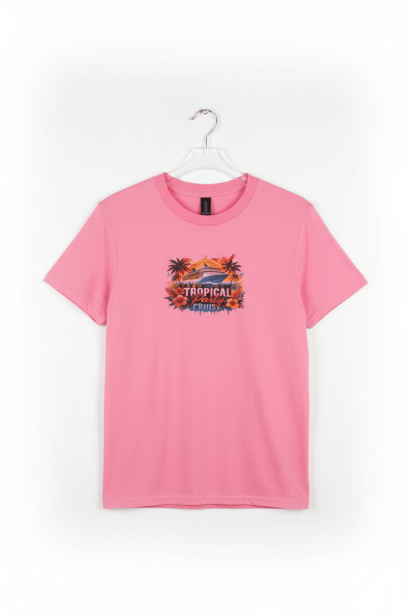 Tropical Party Cruise T-Shirt- made to order - The Bargains BasementTropical Party Cruise T-Shirt- made to order