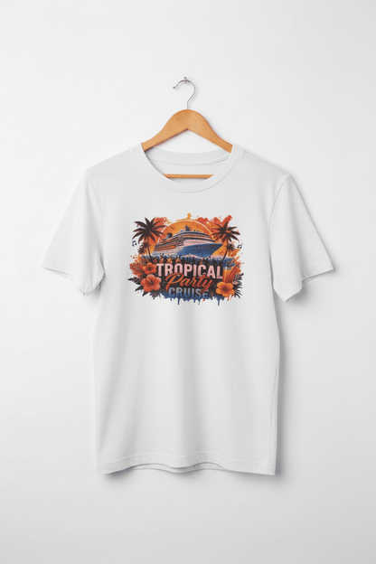 Tropical Party Cruise T-Shirt- made to order - The Bargains BasementTropical Party Cruise T-Shirt- made to order
