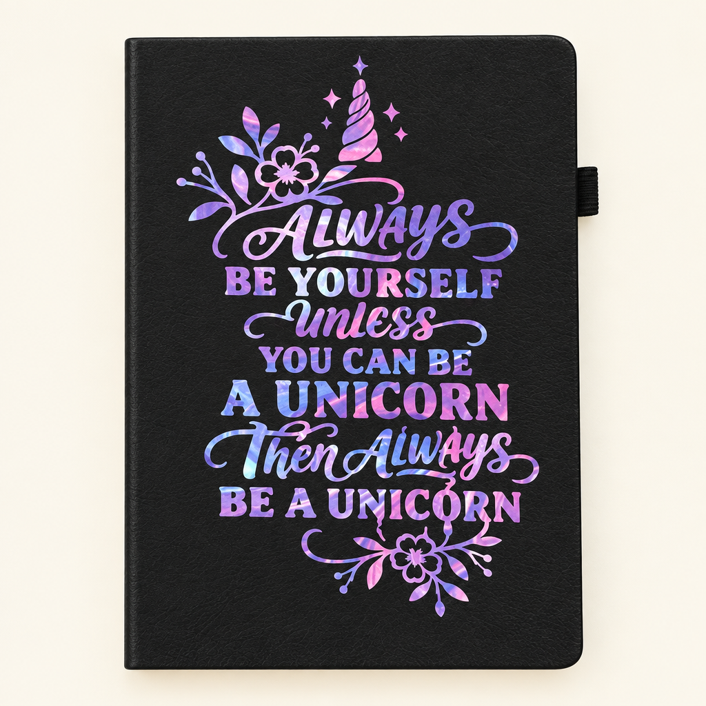 Unicorn journal front-cover picture