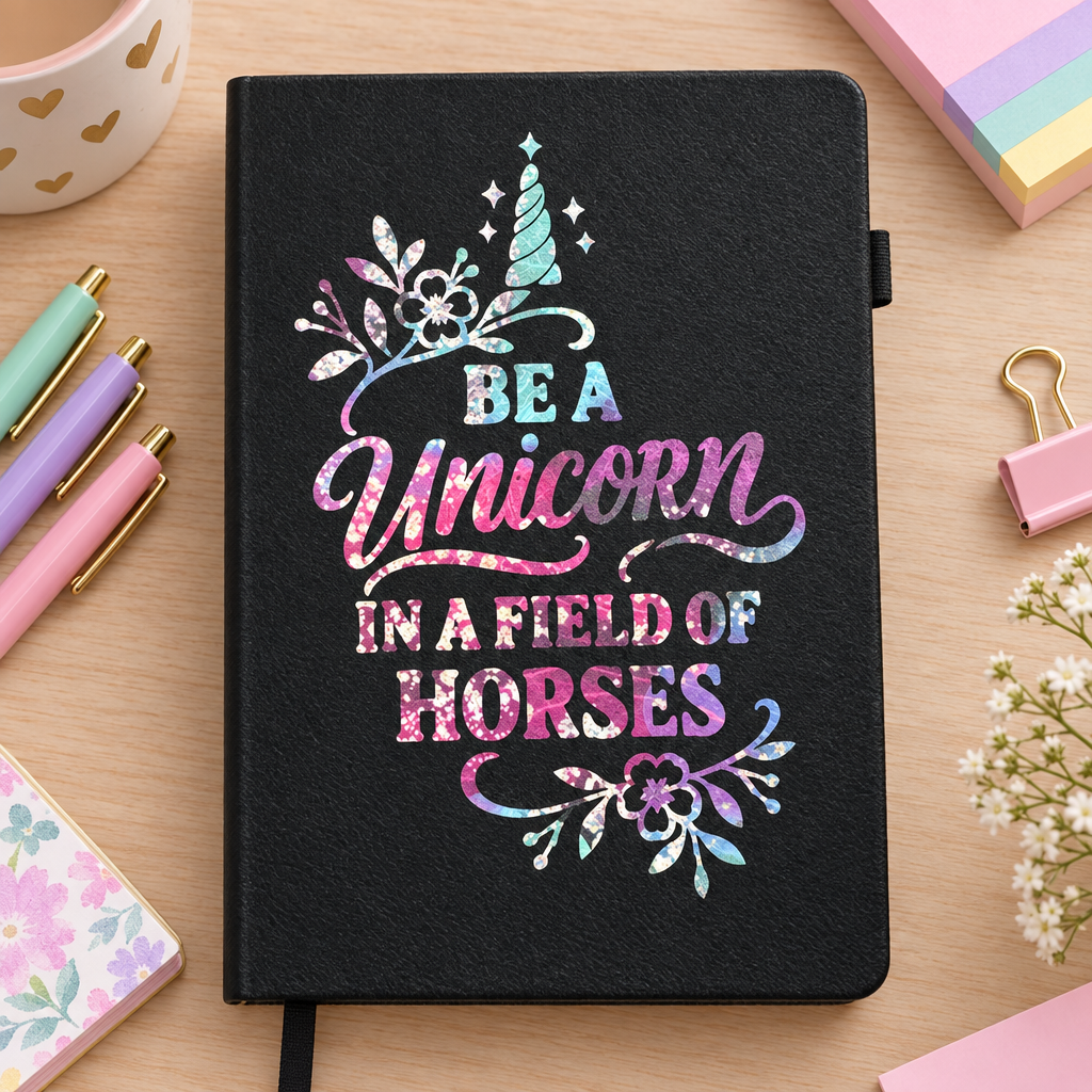 Unicorn journal with stationery