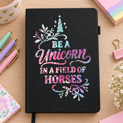 Unicorn journal with stationery