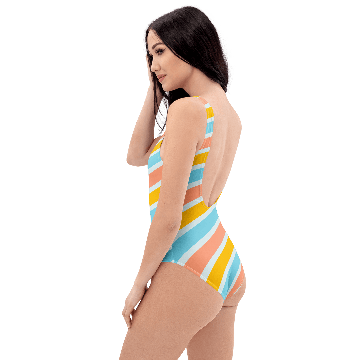 Vibrant colorful One - Piece Swimsuit - The Bargains BasementVibrant colorful One - Piece Swimsuit