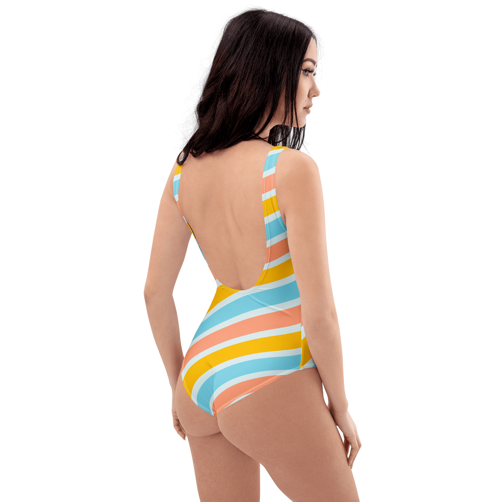 Vibrant colorful One - Piece Swimsuit - The Bargains BasementVibrant colorful One - Piece Swimsuit