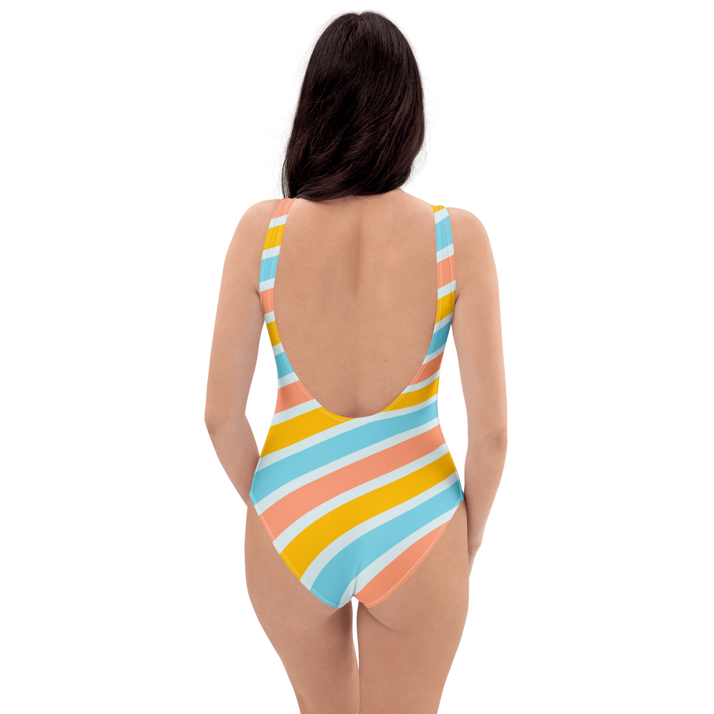 Vibrant colorful One-Piece Swimsuit - The Bargains BasementVibrant colorful One-Piece Swimsuit