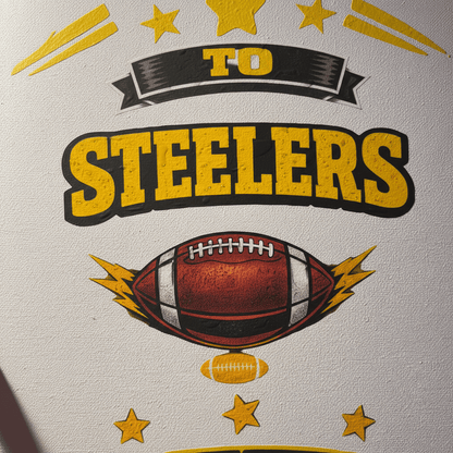Welcome to Steelers Country Sign 12x24 – Handmade Canvas Wall Art - The Bargains BasementWelcome to Steelers Country Sign 12x24 – Handmade Canvas Wall Art
