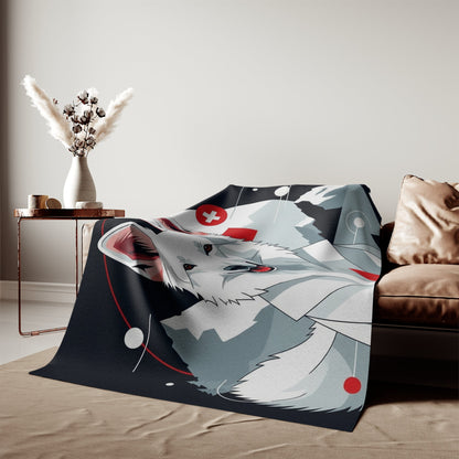 White Swiss Shepherd Dog Sweatshirt Blanket - The Bargains BasementWhite Swiss Shepherd Dog Sweatshirt Blanket