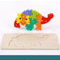 Wooden 3D Dinosaur Puzzle – Montessori Educational Toy for Kids - The Bargains BasementWooden 3D Dinosaur Puzzle – Montessori Educational Toy for Kids