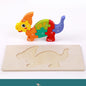 Wooden 3D Dinosaur Puzzle – Montessori Educational Toy for Kids - The Bargains BasementWooden 3D Dinosaur Puzzle – Montessori Educational Toy for Kids