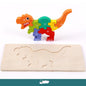Wooden 3D Dinosaur Puzzle – Montessori Educational Toy for Kids - The Bargains BasementWooden 3D Dinosaur Puzzle – Montessori Educational Toy for Kids