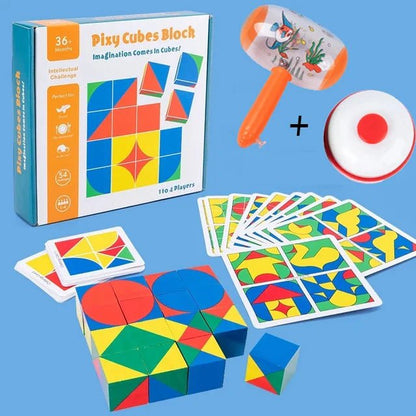 Wooden Blocks Puzzle Toy for Kids - The Bargains BasementWooden Blocks Puzzle Toy for Kids