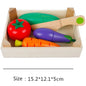 Wooden Fruit and Vegetable Pretend Play Set - The Bargains BasementWooden Fruit and Vegetable Pretend Play Set