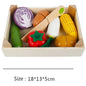Wooden Fruit and Vegetable Pretend Play Set - The Bargains BasementWooden Fruit and Vegetable Pretend Play Set