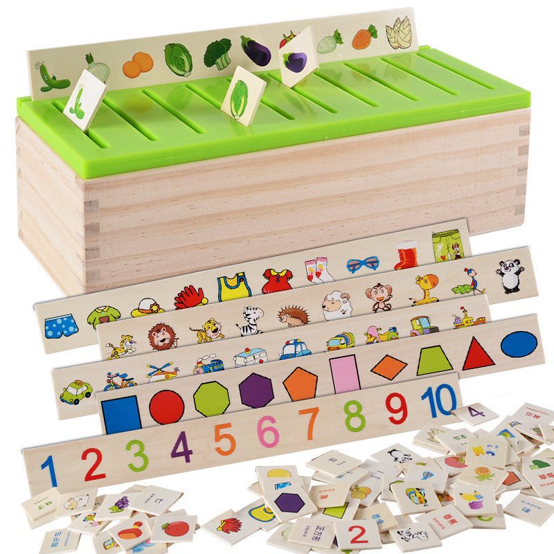 Wooden Knowledge Classification Box – Educational Toy for Early Learning - The Bargains BasementWooden Knowledge Classification Box – Educational Toy for Early Learning