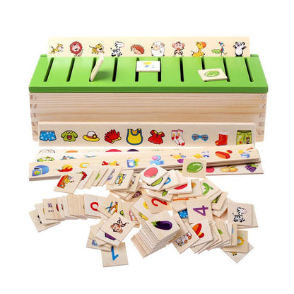 Wooden Knowledge Classification Box – Educational Toy for Early Learning - The Bargains BasementWooden Knowledge Classification Box – Educational Toy for Early Learning